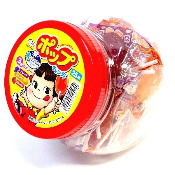 Леденцы на палочке Pop Candy Fujiya. 25 шт