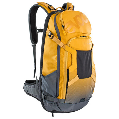 Evoc FR Trail E-Ride, protector backpack, loam/carbon grey