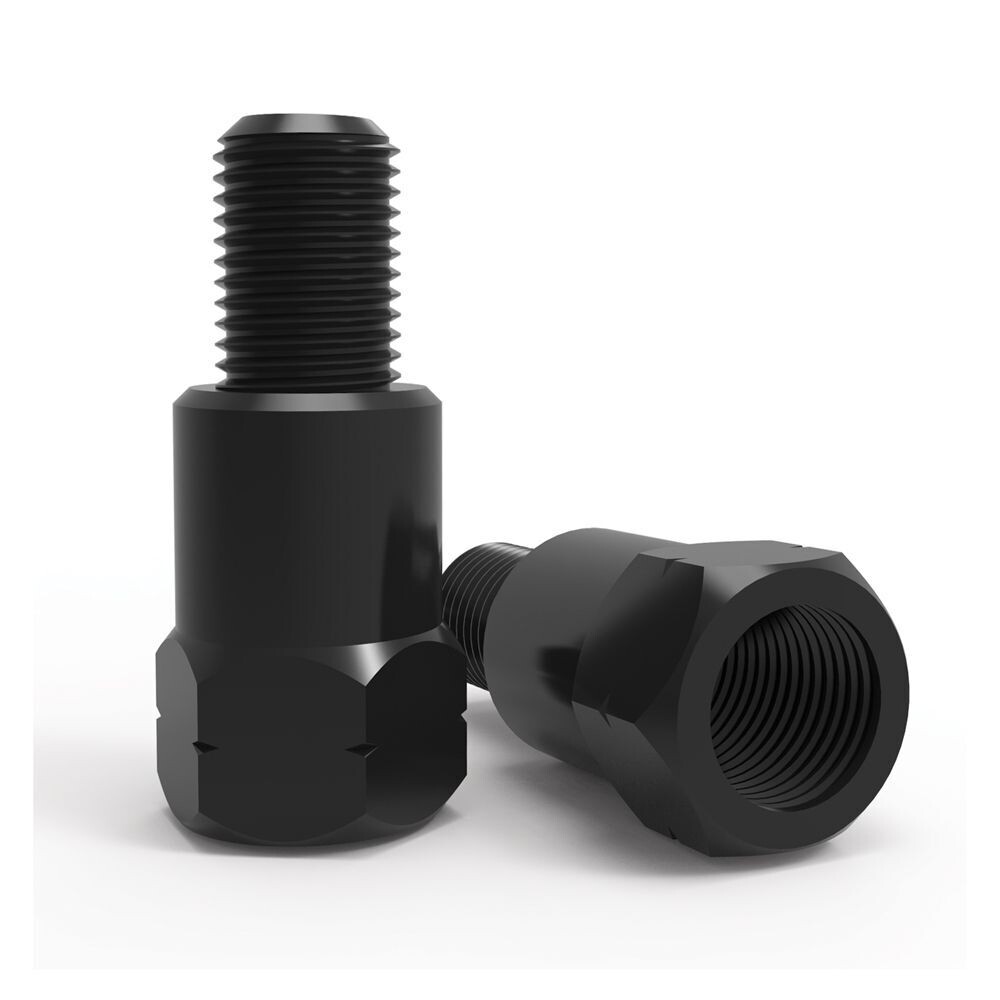 Mirror Adaptors- Pair of M10 female to M8 male