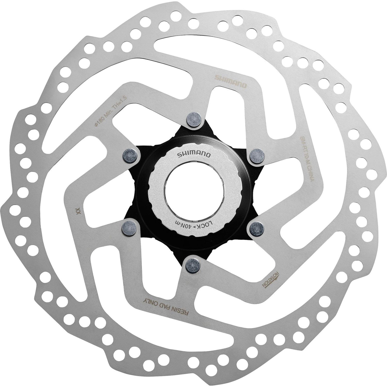 SM-RT10 Tourney TX Centre-Lock disc rotor, for resin pad only, 180 mm