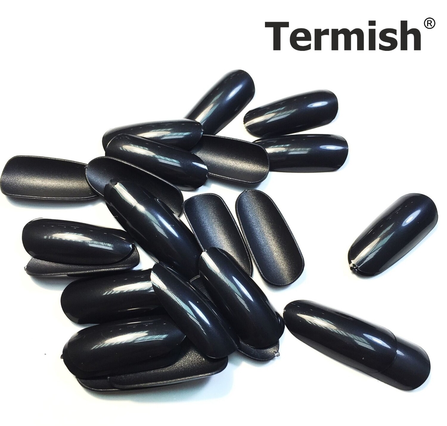 Tip Oval BLACK 500pc