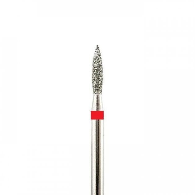 Punta diamantata Fiamma, rosso, diametro 2 mm - lunghezza punta 10 mm