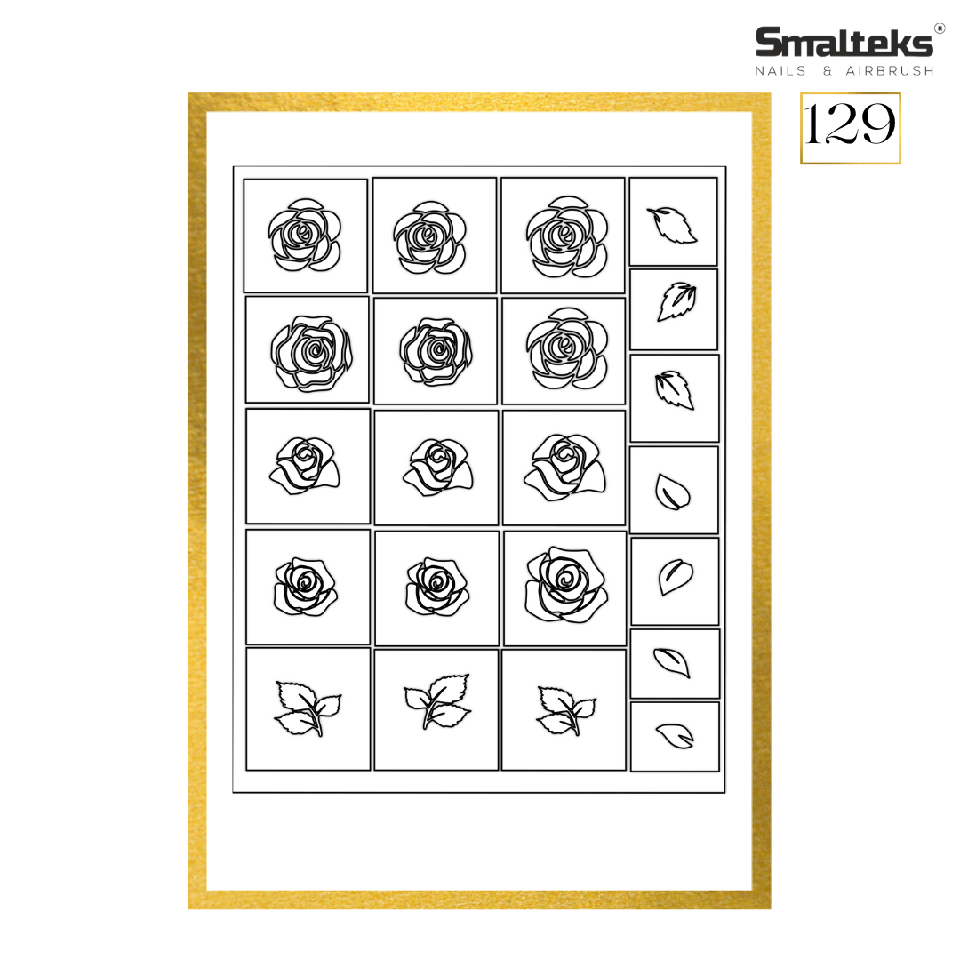 STENCIL N 129 Rosa