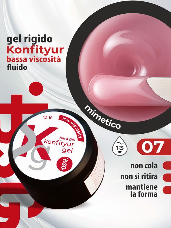 BSG Hard gel  #07  - Pink pearl (13 g)