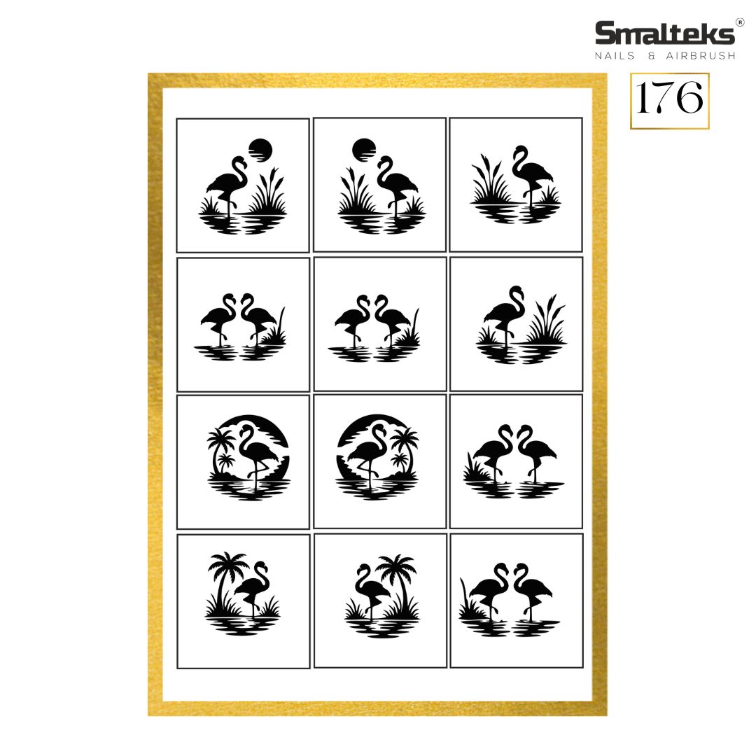 STENCIL N 176 Flamingo
