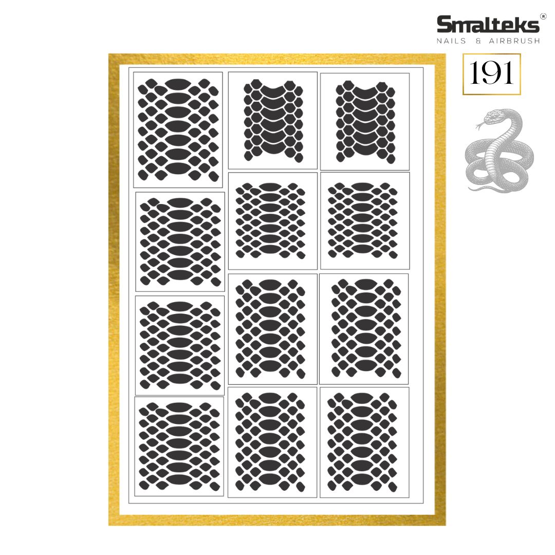 STENCIL N 191 (abinato con 186 187)