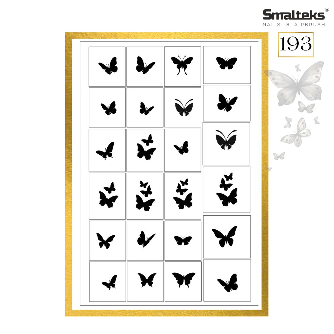STENCIL N 193 Farfalle MINI