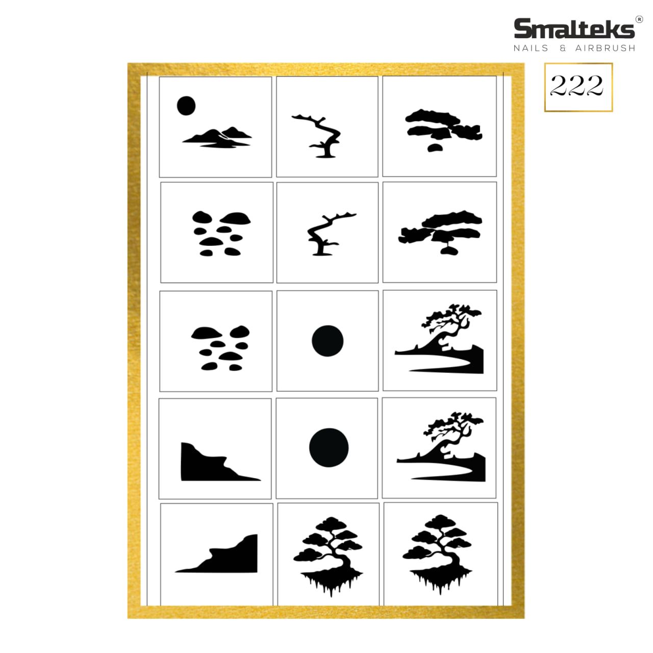 STENCIL N 222