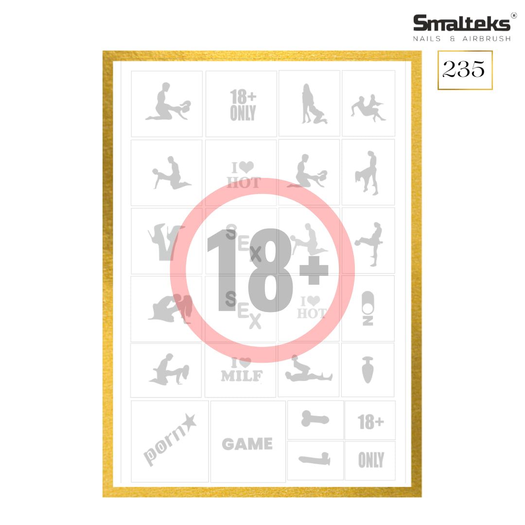 STENCIL N 235 HOT