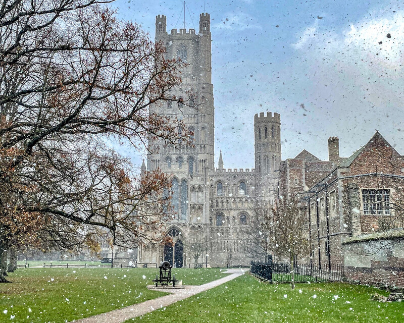Ely Cathedral &amp; Snow