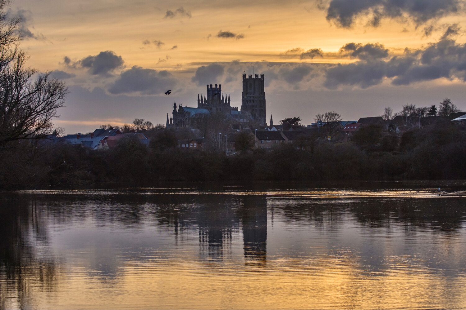 Golden Sunset Ely Cathedral