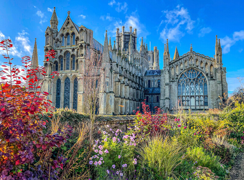 Ely Cathedral In Autumn East View