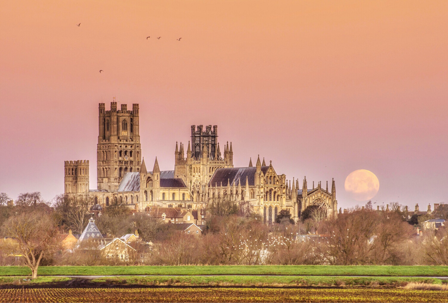 January Wolf Moon Over Ely