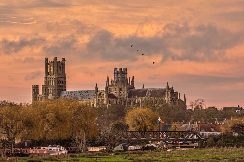 Ely Cathedral Sunset Glow
