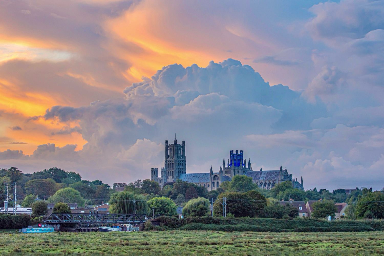 Ely Cathedral Dramatic Sky