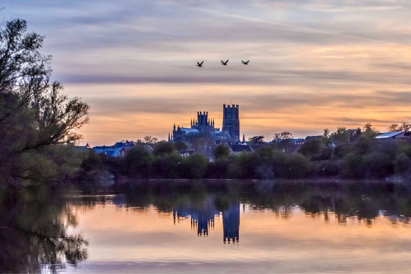 Ely Cathedral April Sunset