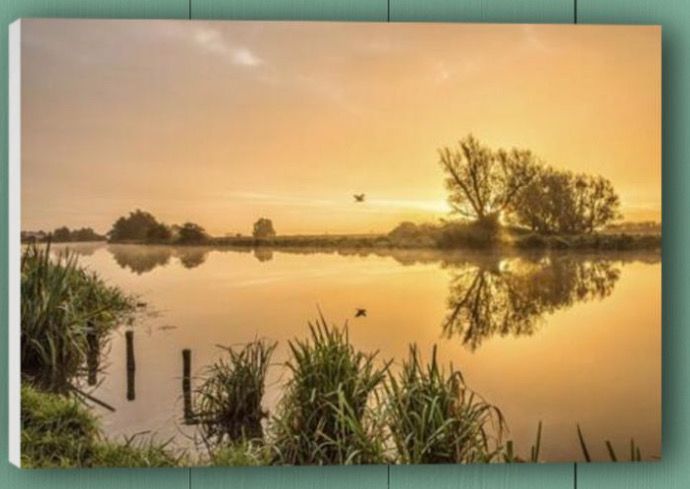 Canvas - Ely River Great Ouse (UK Only).