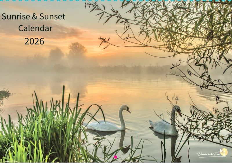 2026 Sunrise &amp; Sunset A3 Calendar ***PREORDER***