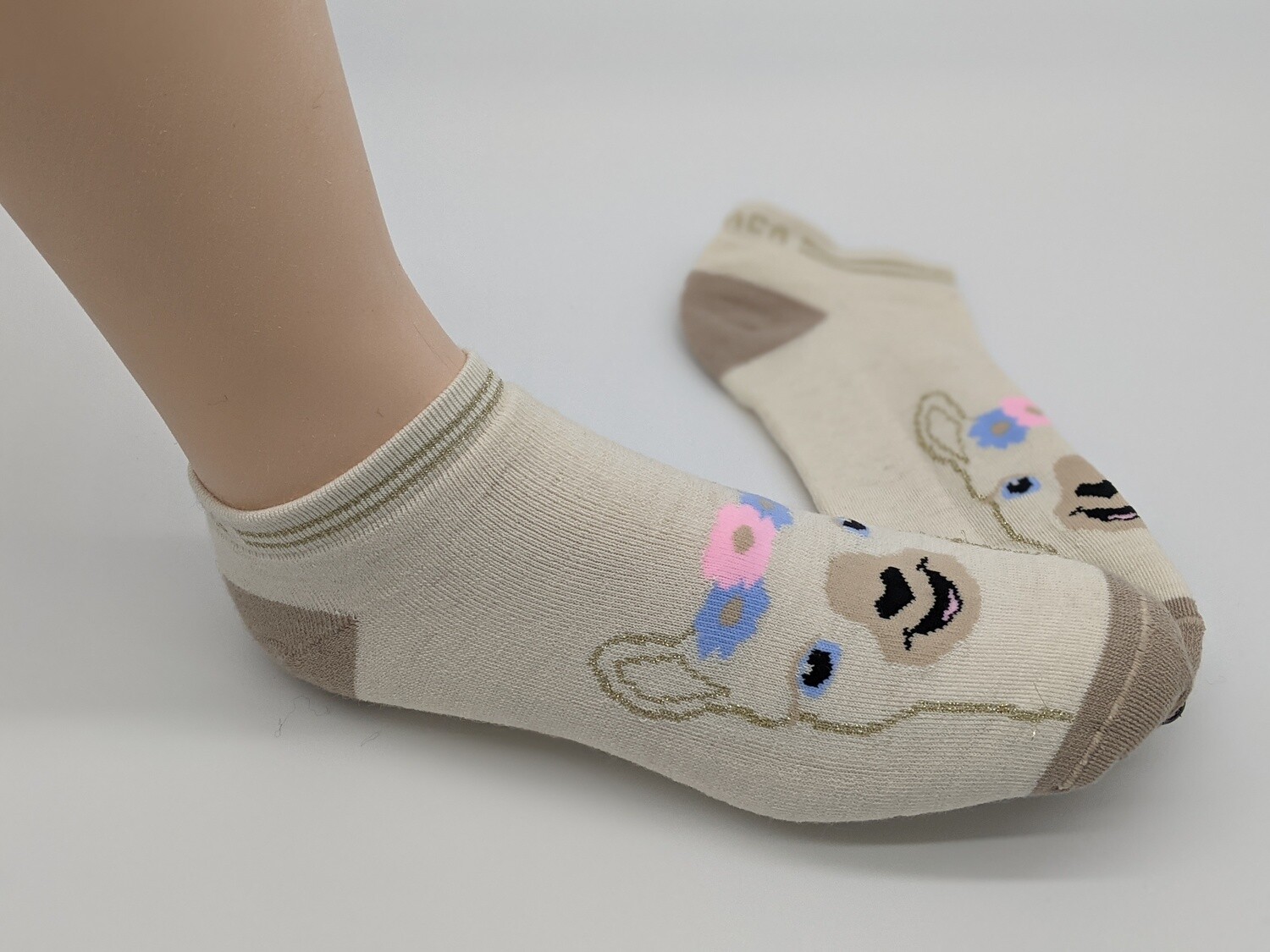 Alpaca Ankle Alpaca Face Socks