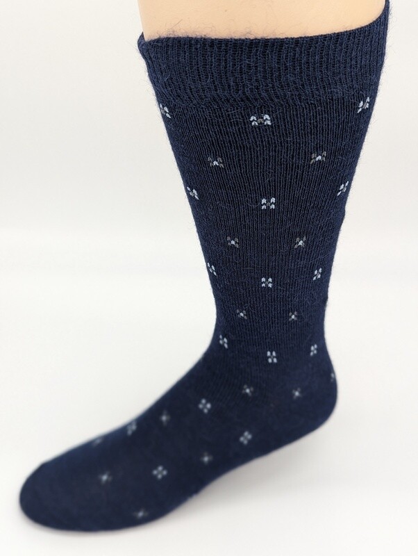 Dot Dress Crew Alpaca Socks