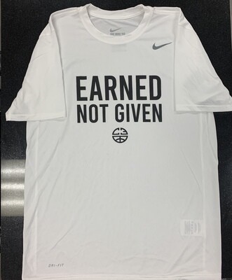 Earned Not Given White