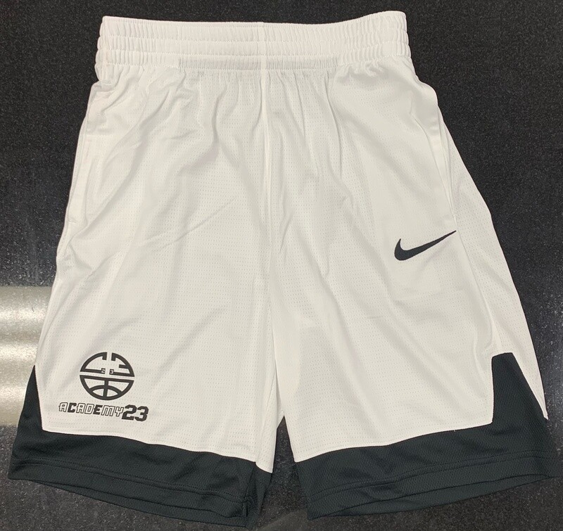 Nike White Youth Shorts