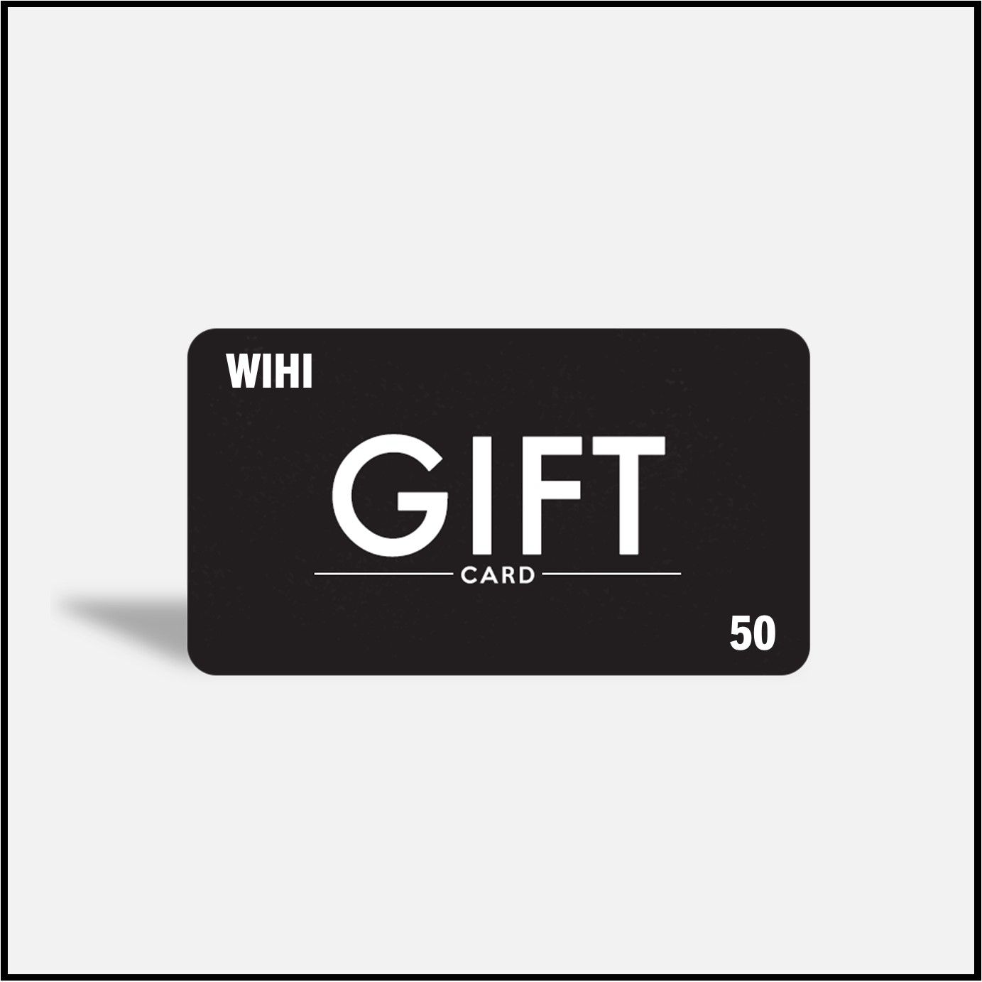 Carta regalo WIHI valida su tutto il sito