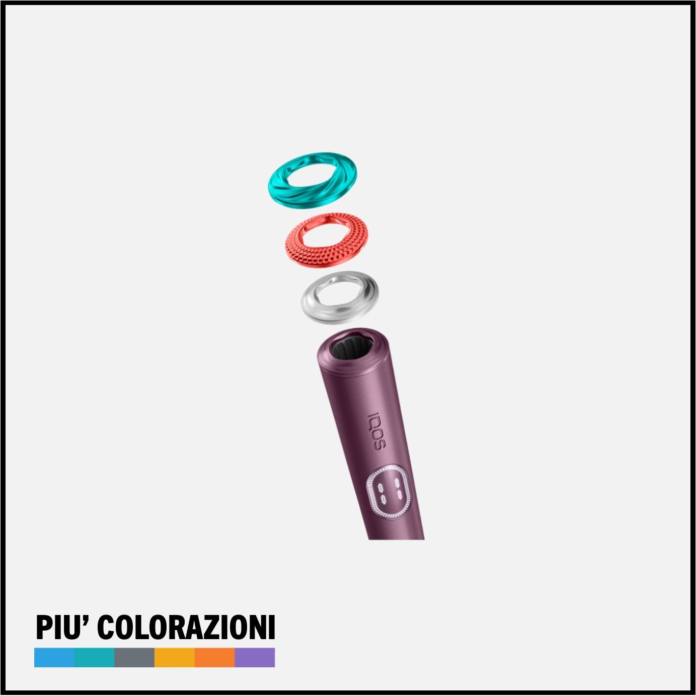 Set di 3 Ring per IQOS Iluma i Mid e Iluma i Prime