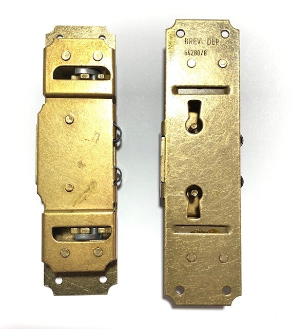 serratura per mobili mezza scatola acciaio lucido entrata 60 mm 