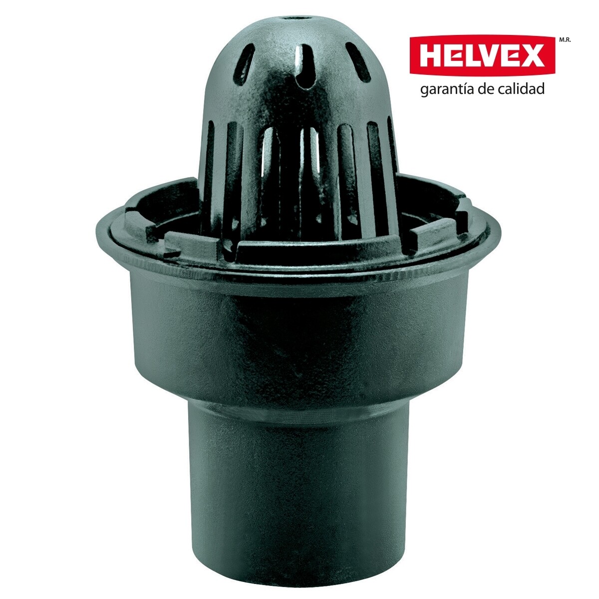 COLADERA DE CUPULA PARA AZOTEA CONEXION PARA TUBO 102 mm (4") PARA RETACAR MOD. 444-X
