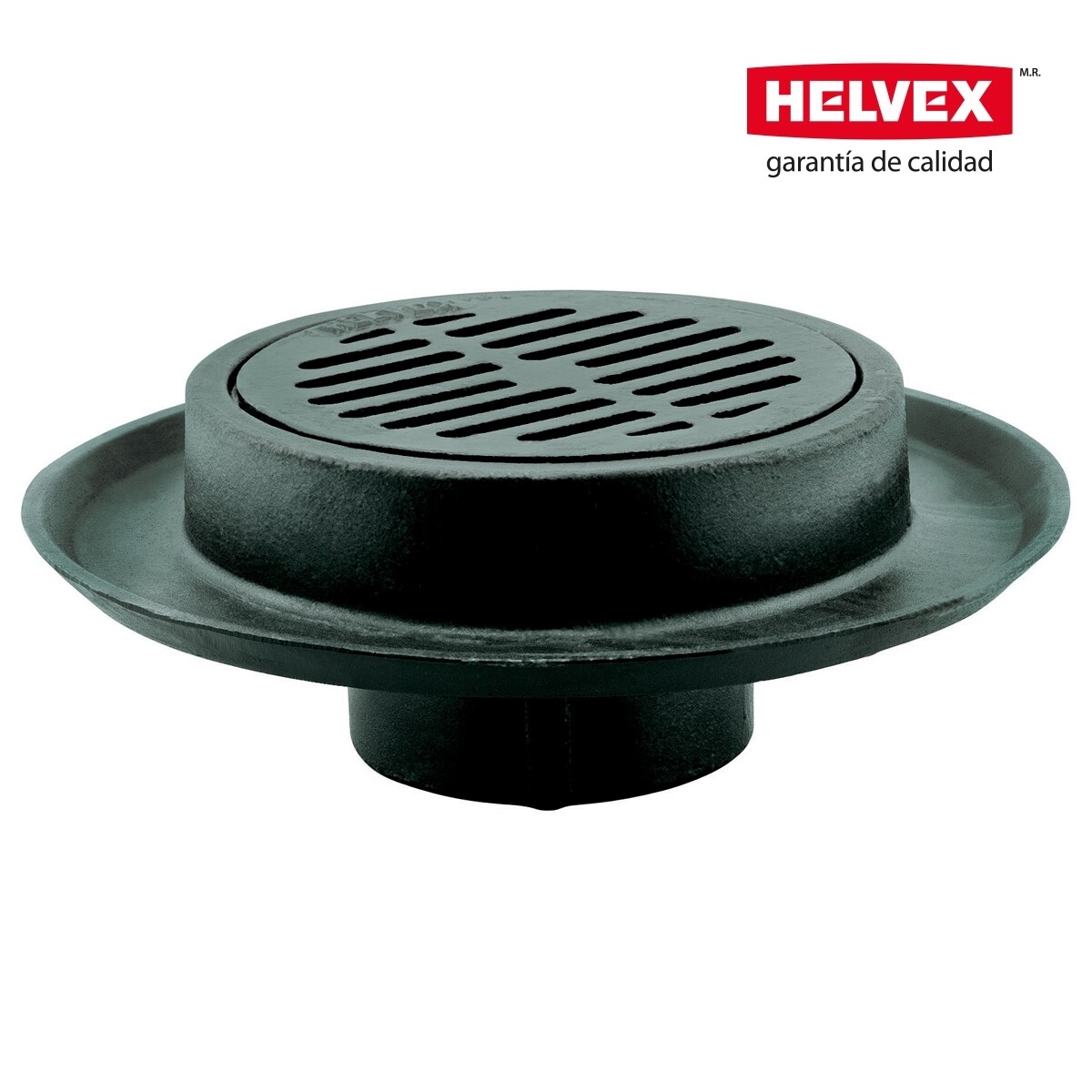 COLADERA DE REJILLA REDONDA PARA PATIOS, GARAGES, TERRAZAS, ETC.  MOD. 2514