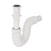Cespol flexible p/lavabo con contra, polipropileno, 1-1/4" MOD. 49365