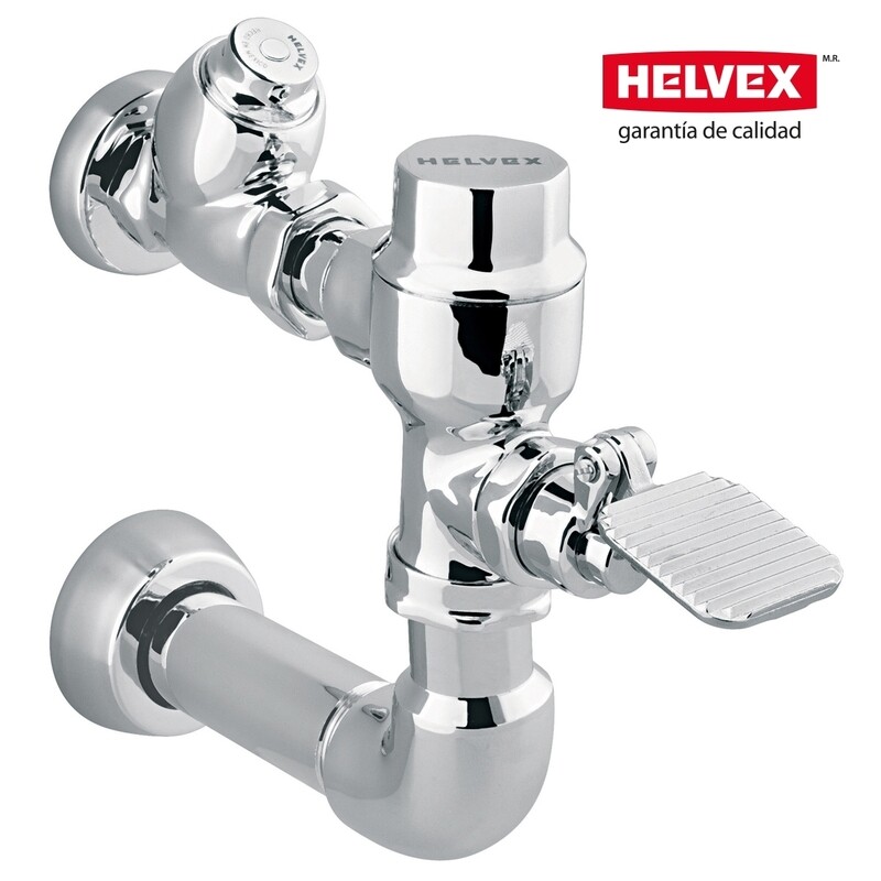 FLUXOMETRO PARA TAZA FLUX DE PEDAL EXPUESTO SPUD DE 32 mm  38 mm 4.8L POR DESCARGA MOD. 310-WC-4.8