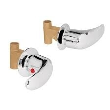 Juego 2 llaves de empotrar, soldable tipo palanca, Aqua MOD. 49799