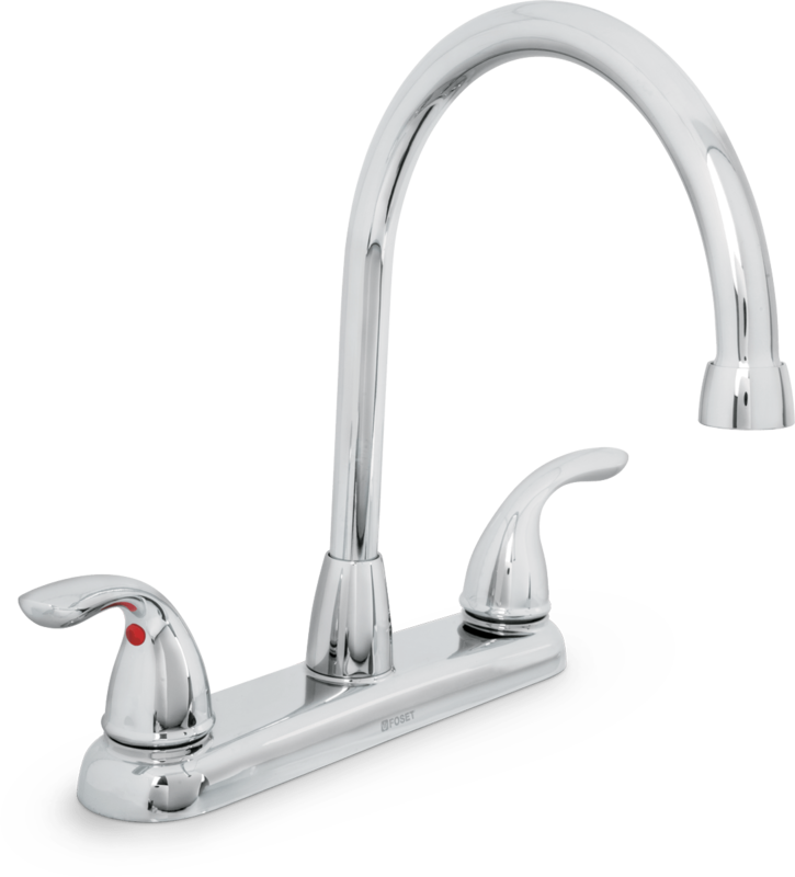 Mezcladora para fregadero, cuello alto, 8 Mezcladora para fregadero, cuello alto, 8", Aero MOD. 49773
