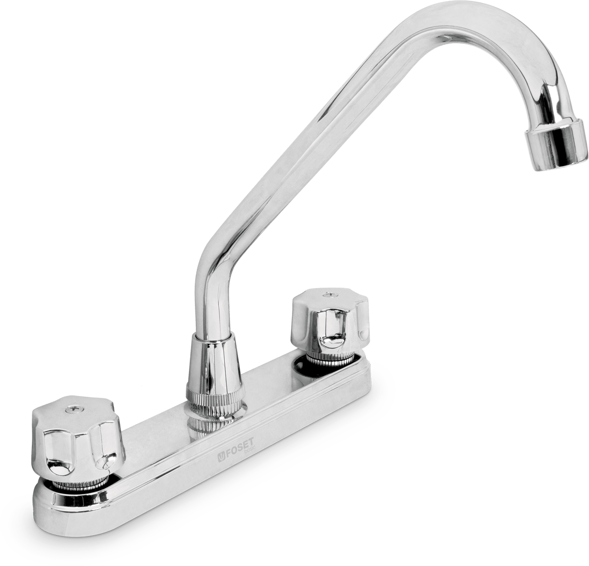 Mezcladora plastica fregadero, cuello y manerales estandarOD. 49283