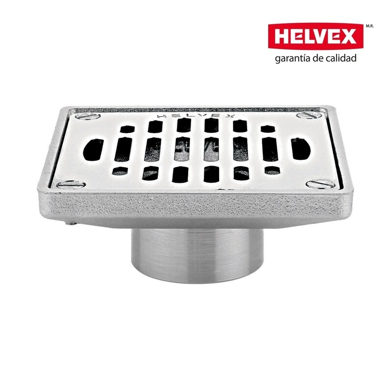 REBOSADERO DE REJILLA CUADRADA CONEXION PARA TUBO 51 mm (2") DE RETACAR MOD. 342-C