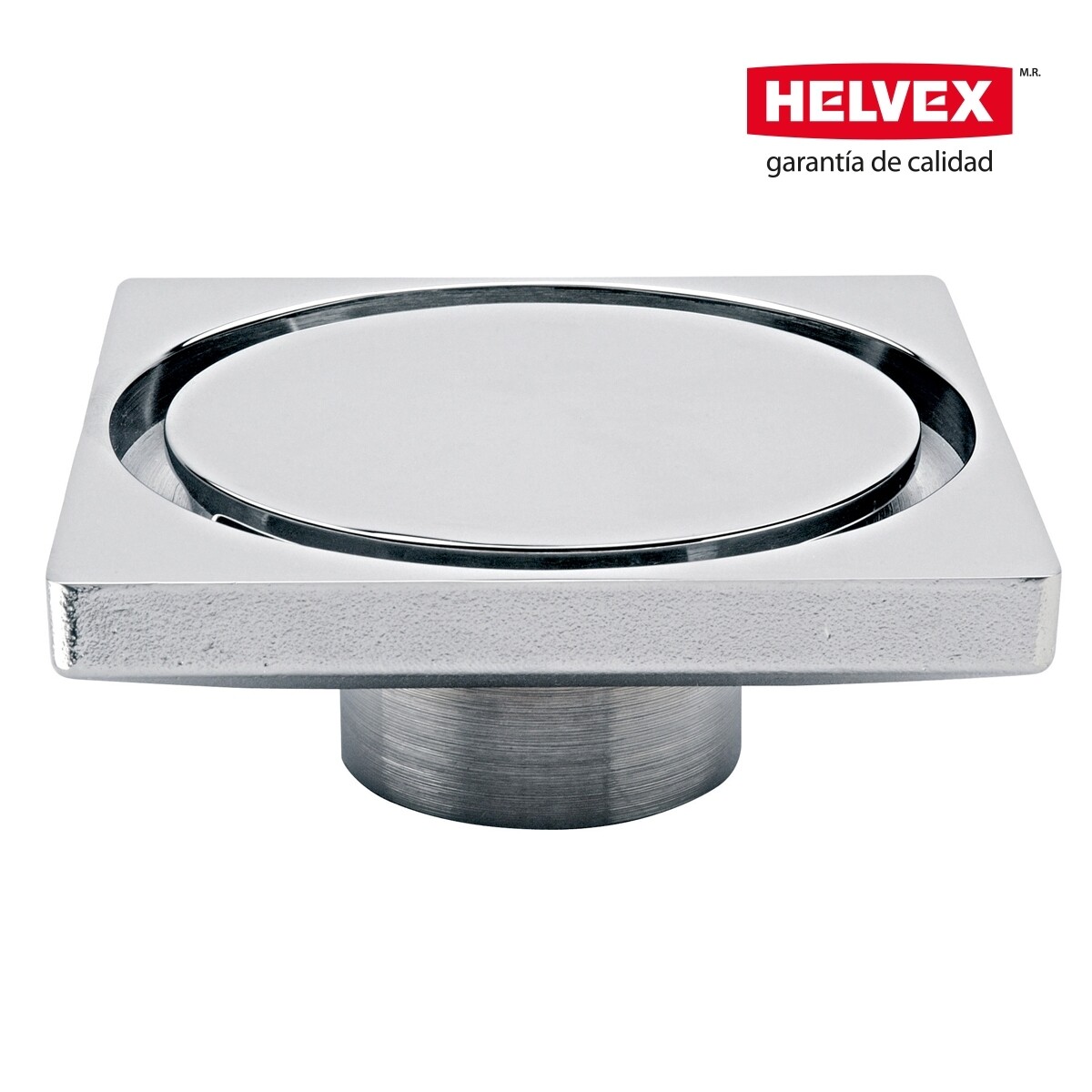 REBOSADERO CON DESAGUE DE CONTORNO CUADRADO CONEXION PARA TUBO 51 mm (2") PARA RETACAR MOD- 342-CL
