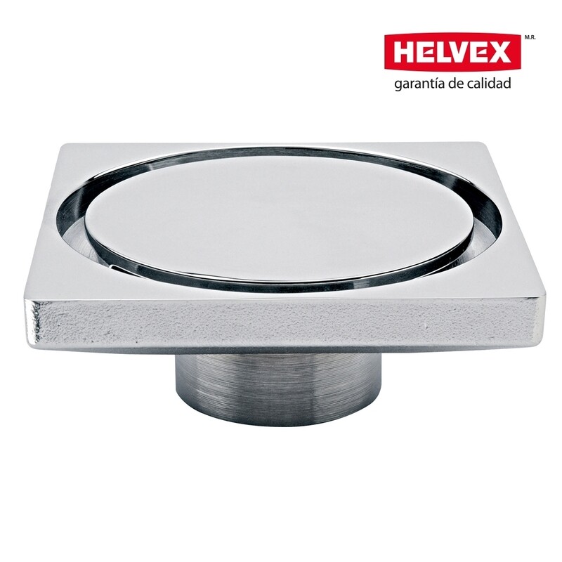 REBOSADERO CON DESAGUE DE CONTORNO CUADRADO CONEXION PARA TUBO 51 mm (2") PARA RETACAR MOD- 342-CL