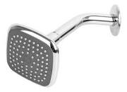 Regadera cuadrada, ABS, 3-3/4", con brazo, Basic MOD. 45065