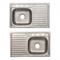 Tarjas de empotrar 80 x 50 cm izquierda MOD. 49167