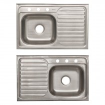 Tarjas de sobreponer 80 x 50 cm izquierda MOD. 49165 Tarjas de sobreponer 80 x 50 cm izquierda MOD. 49165
