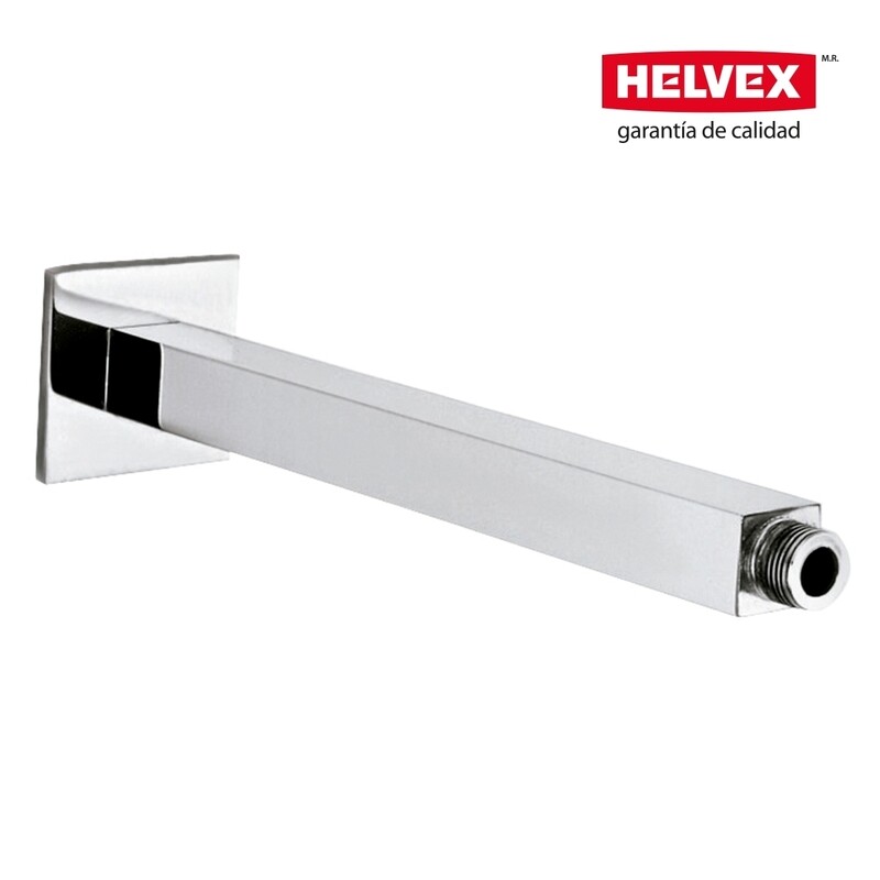 BRAZO Y CHAPETON CUADRADO PARA REGADERA DE PLANTO ANCHO MOD. TR-036