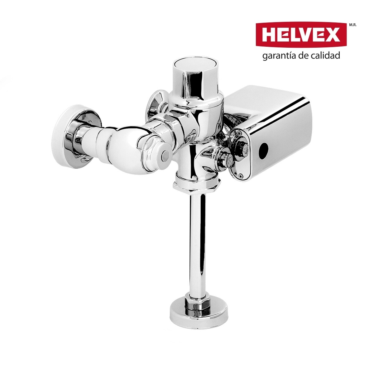 FLUXOMETRO ELEC BAT MING BOTON 19 1L CROMO MOD. FB-185-19-1