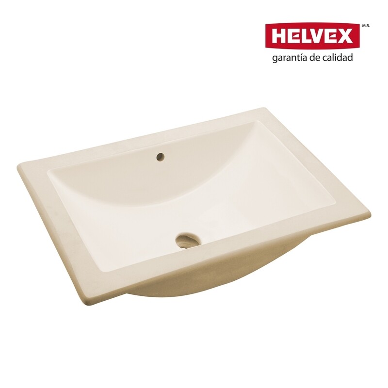 LAVABO MARCUS DE SOBRECUBIERTA CON REBOSADERO BLANCO MOD. LV MARCUS M