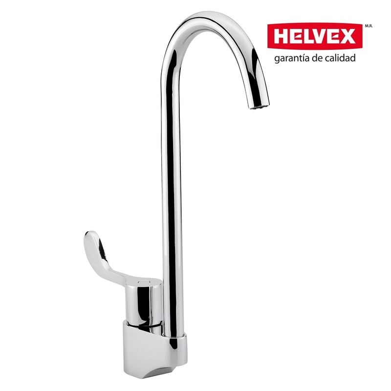 LLAVE DE HOSPITAL CON CUELLO DE GANSO GIRATORIO MANIJA CORTA MOD. VCG-2