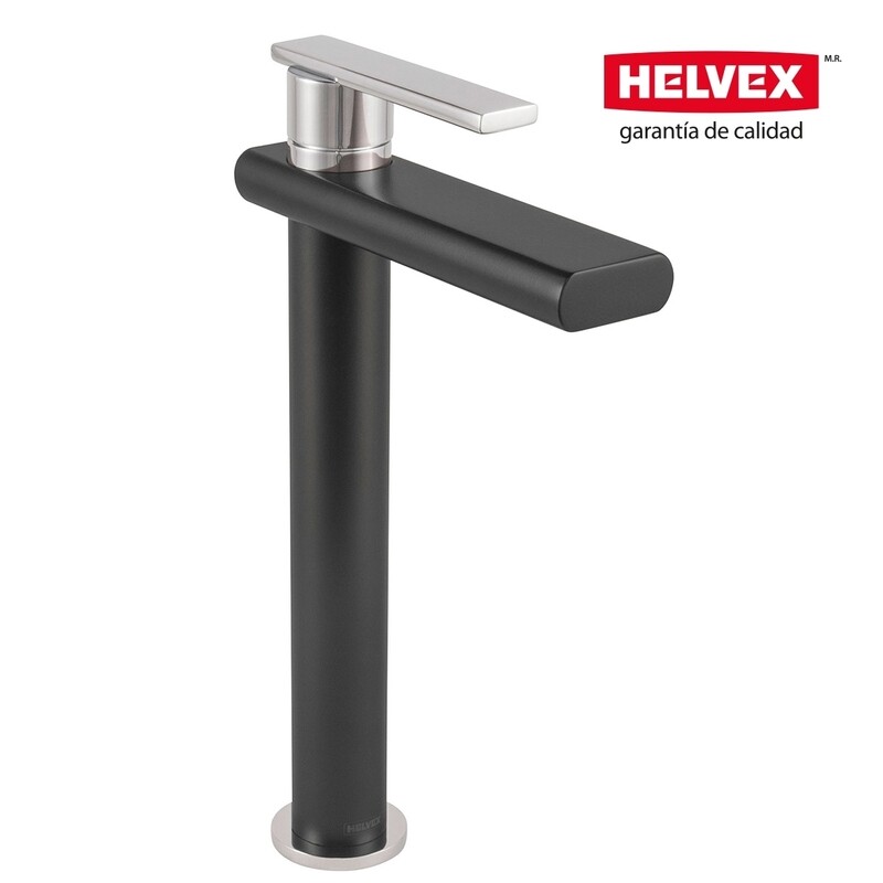 MONOMANDO  LAVABO ALTO CONTRA PUSH PREMIER EBANO  CROMO MOD. EP-938-EB/CR