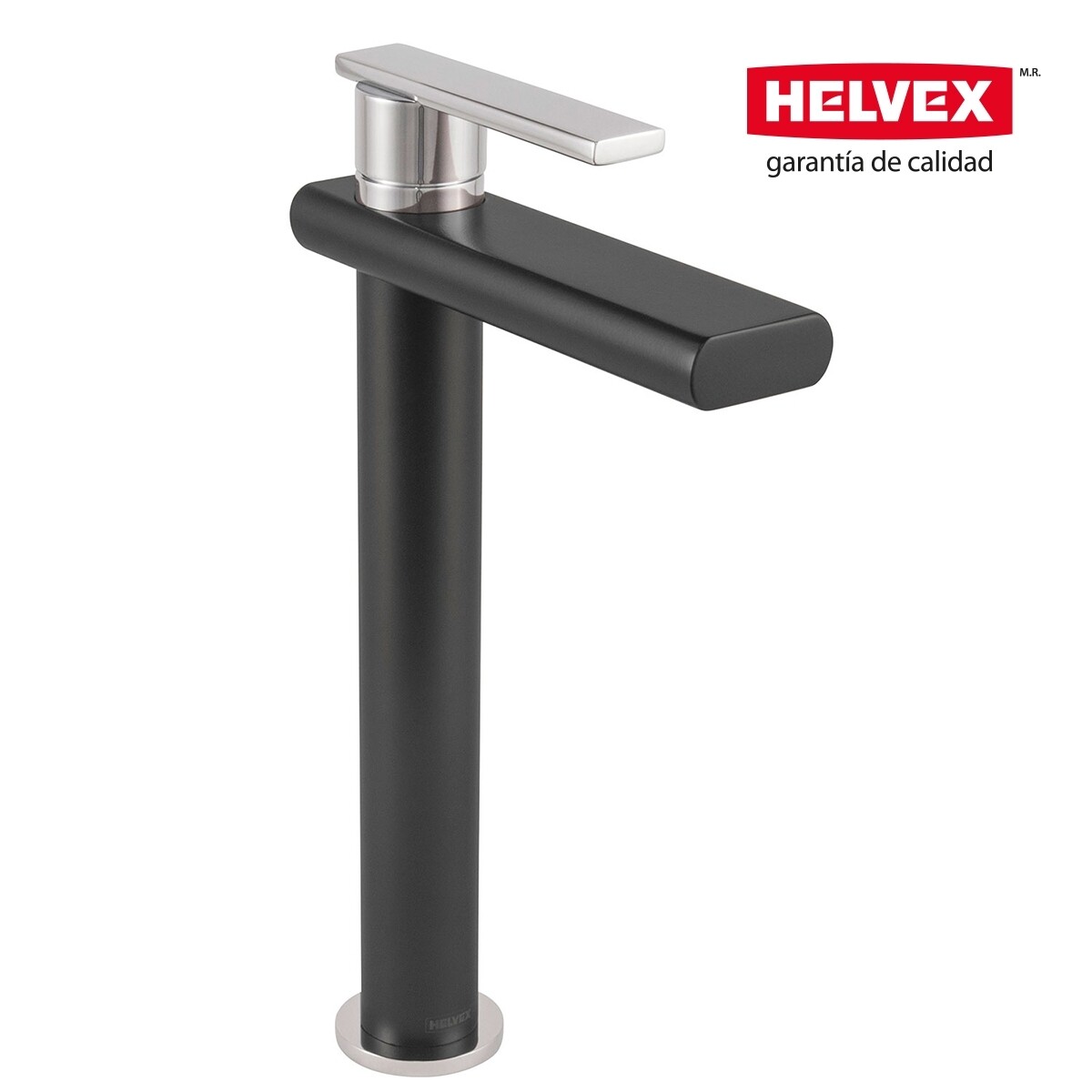 MONOMANDO  LAVABO ALTO CONTRA PUSH PREMIER EBANO  CROMO MOD. EP-938-EB/CR