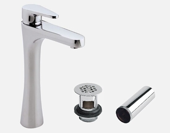 MONOMANDO DECO ALTO PARA LAVABO MOD. MO8X-DC-02 MONOMANDO DECO ALTO PARA LAVABO MOD. MO8X-DC-02
