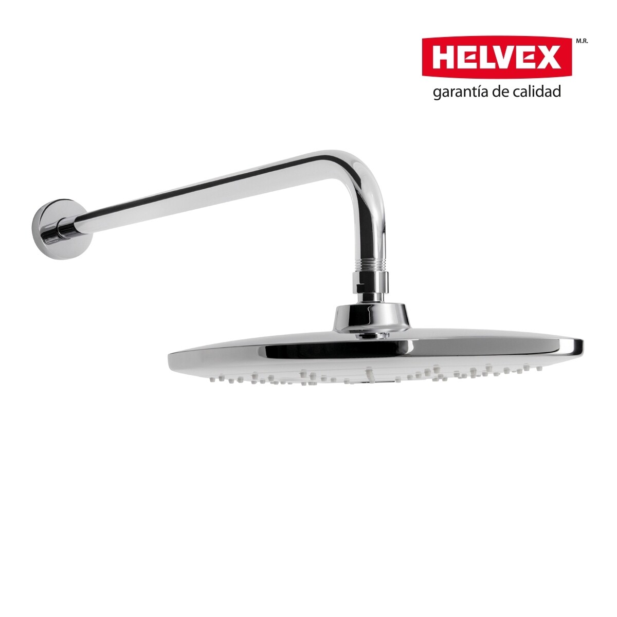 REGADERA CUADRADA PLATO ANCHO 10" X 10" (25 CM X 25 CM) 3 TIPOS DE CHORRO. MOD. H-3303-C/B